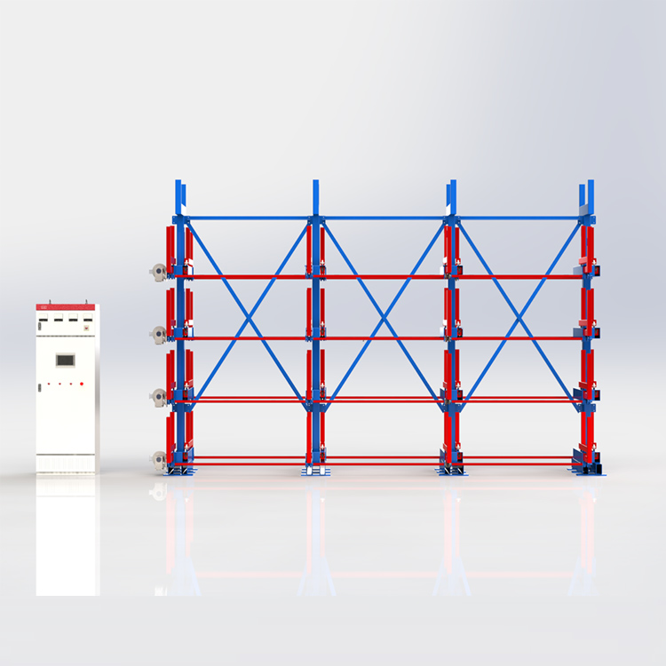 電動式懸臂管材貨架